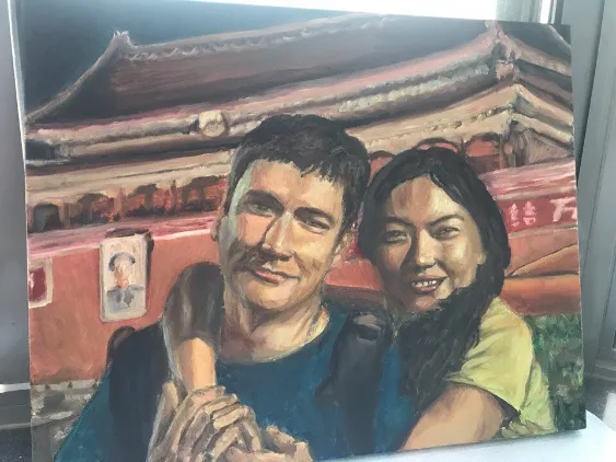 A portrait of friends in China